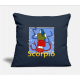 Scorpio Zodiac Sign,A Water Sign,Funny Zodiac Navy Pillow